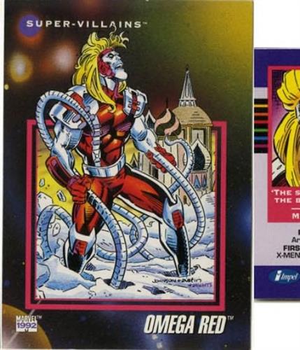 קלף בודד מארוול marvel - omega red - Universe Series 3 - 124