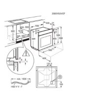תנור בנוי Electrolux KOFEC40BK – בנפח 65 ליטר עם SurroundCook וניקוי קטליטי