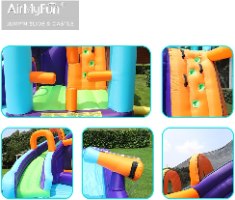 מתנפח מים עם מגלשה W83020 מבית Doctor Dolphin