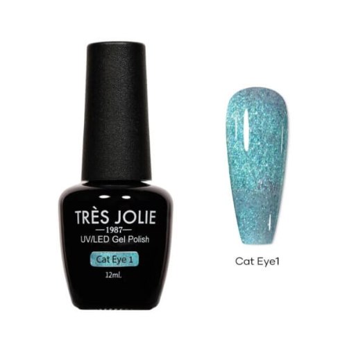 לק ג'ל עין החתול cat eye 1-tres jolie