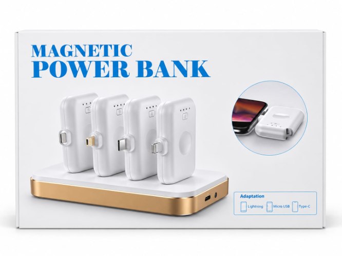מטען נייד מגנט 8000mAh
