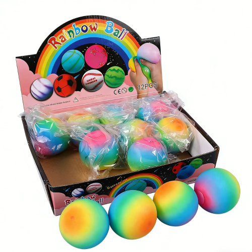 סקווישי טופ טרנד דו כדור רך צבעוני -  Soft ball squishy SR-809