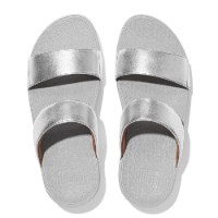לולו סלייד כסף רצועות חלקות פיטפלופ FITFLOP