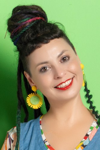 עגילים מקש  חמניות צהובות קטנות