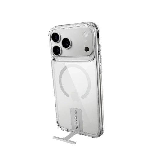 כיסוי שקוף-כסף עבור Miracase MiraKick iPhone 17 Pro