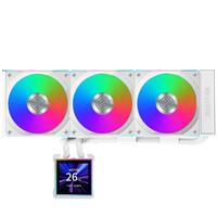 קירור נוזלי למעבד Lian-Li HydroShift II LCD-S 360CL White