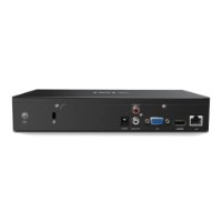 מערכת הקלטה 8 ערוצים Vigi NVR1008H – המציג את הפאנל האחורי של המכשיר השחור עם מגוון חיבורים