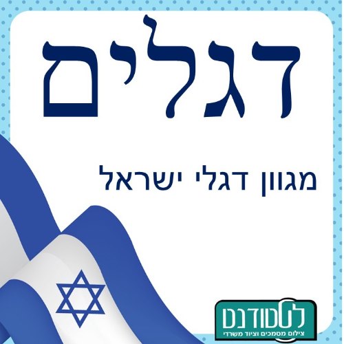 12 דגלי ישראל 110*150