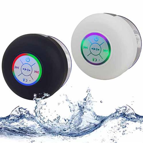 רמקול סאב-מרין 3W BlueTooth SubMarineמוגן מים לאמבט IPX4 עם כרית הצמדה דגם 4125