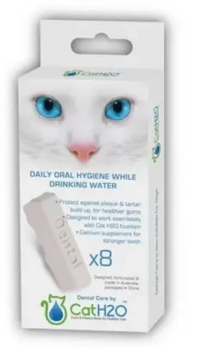 ערכת אבני פלואוריד למזרקת מים – CATH2O 8 PIECE DENTAL CARE