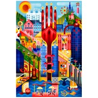 פאזל 1000 חלקים סדרת האמנות ברצלונה – Barcelona, Maria Corte
