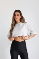 חולצה קרופ ariel