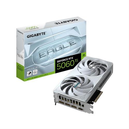 כרטיס מסך Gigabyte GeForce RTX 5060 Ti EAGLE ICE OC 8GB white