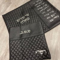 סט טלית תפילין רש"י-תם דמוי עור דגם יברכך