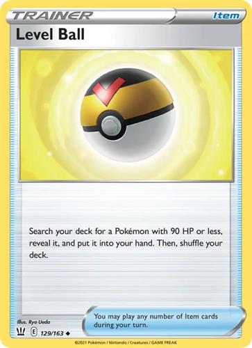 קלף בודד single פוקימון - level ball - Battle Styles - 129/163