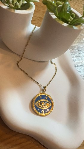 שרשרת יהלי עין טורקיז מטריפה