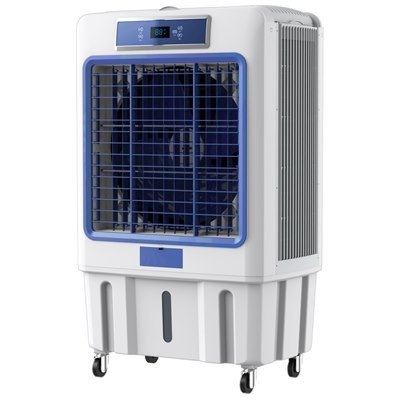 מצנן מגדל Krauss KR‑18000 – הספק 700W, תפוקת אוויר 18,000 מ״ק/ש, מיכל 90 ליטר, שלט, טיימר וצידוד