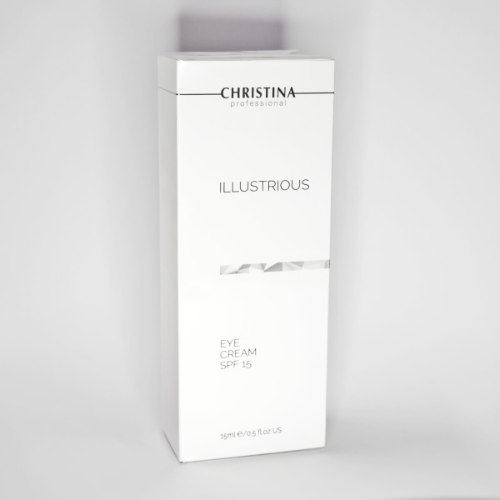 קרם עיניים לטיפול בכהויות ונפיחויות 15 מ"ל Christina Illustrious Eye Cream 15SPF