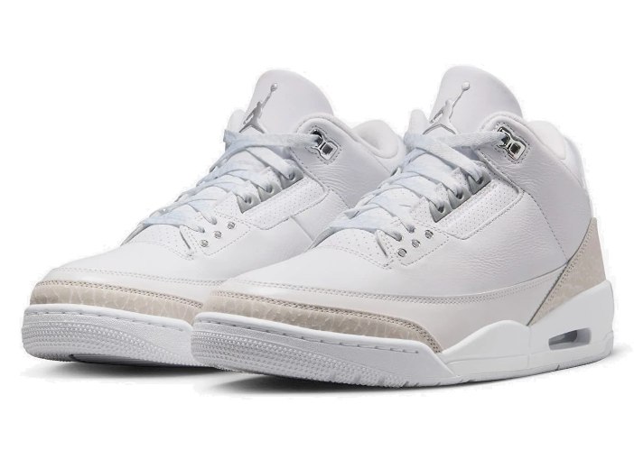 נעלי נייק אייר ג'ורדן Nike Air Jordan 3 Retro ‏לבן