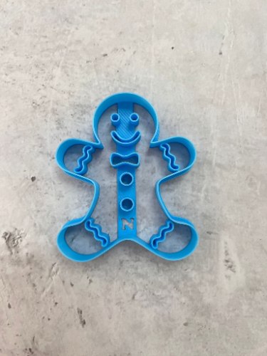 חותכן בצורת איש עוגיה חג המולד