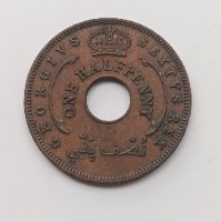 מטבע חצי פני  – שנת 1952, אפריקה המערבית הבריטית