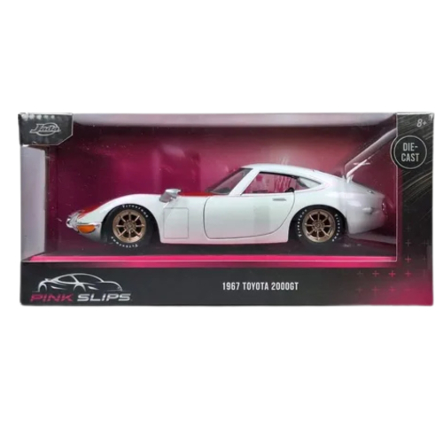 פינק סליפס טויוטה - 1:24 JADA Pink Slips 67 Toyota 2000 GT