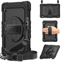 מגן סופר קשיח לגלקסי Tab A7 Lite T220/T225 - עם הגנה משולשת ורצועת נשיאה