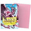 Matte  Pink - Dragon Shield Matte Sleeves Japanese Size סליבים לשמירה על קלפים בכל הצבעים 60 יחידות
