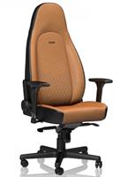 כסא גיימינג עור אמיתי Noblechairs ICON Real Leather Gaming Chair Cognac/Black