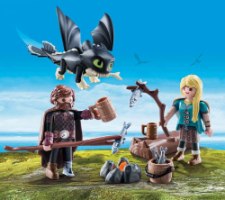 פליימוביל 70040 היקאפ ואסטריד עם דרקון תינוק - playmobil dragon