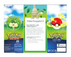 Pokemon TCG: Pokemon GO Alolan Exeggutor V Collecti קלפי פוקימון גו TCG מקוריים מארז אלולן אקסקיוטור