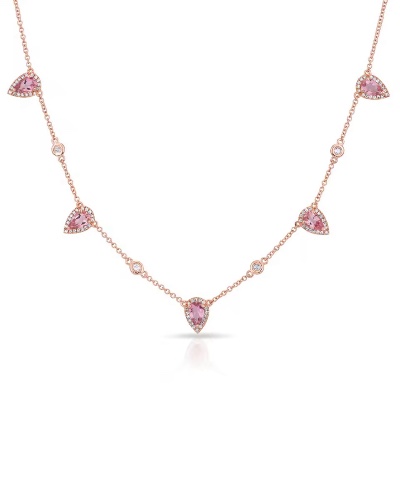 Sili Necklace Rose Gold