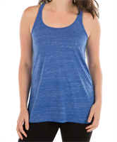 Flowy Melange Racerback Tank