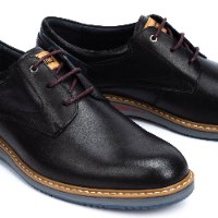 נעלי שרוך לגברים מ pikolinos  ספרד  מדרס נשלף בשחור וחום