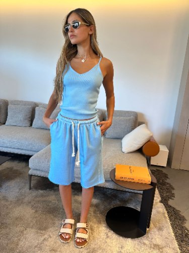 V Rib Tank Top