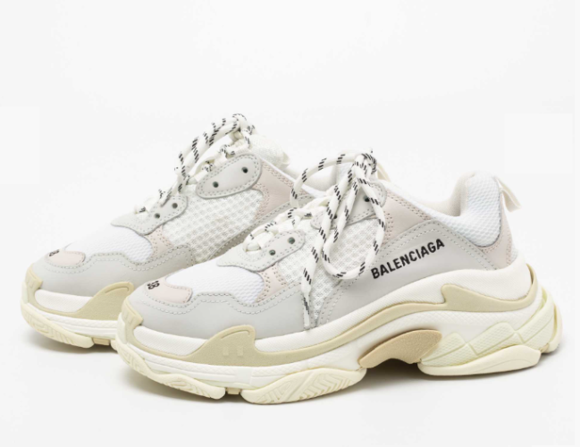 נעלי בלנסיאגה Balenciaga Sneakers לבן בז'