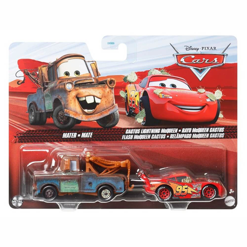 מכוניות פיקסאר - מכוניות זוגי דיסני - Disney Pixar Cars  Matter Cactus Lightning McQueen