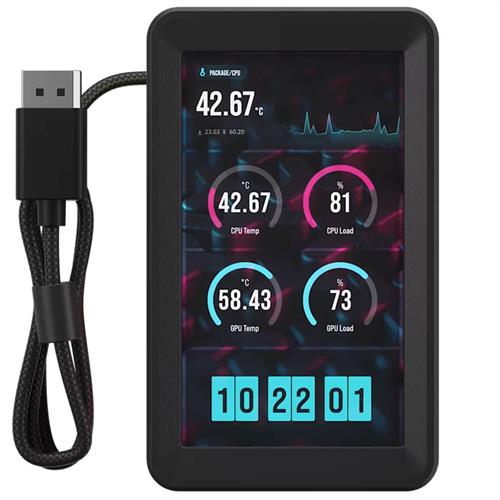 מודול מסך LCD ‏5" Corsair iCUE Link Black