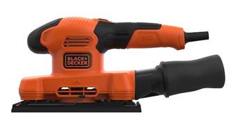 Black+Decker BEW220-QS 150W – מלטשת רוטטת עם אחיזה נוחה.