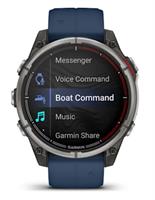 שעון Garmin Quatix 8 AMOLED 47 mm עם חיישני בריאות לניטור דופק, חמצן בדם ושינה  