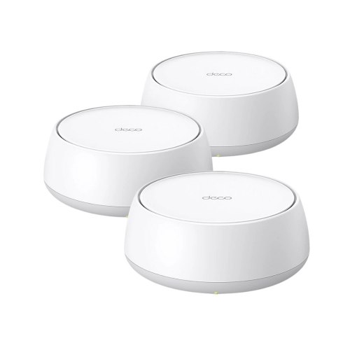 מערכת Mesh ‏TP-Link Deco BE25 Wi-Fi 7 באריזה של 3 יחידות
