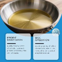 OilFix - אבקה למיצוק שמן טיגון ונוזלים