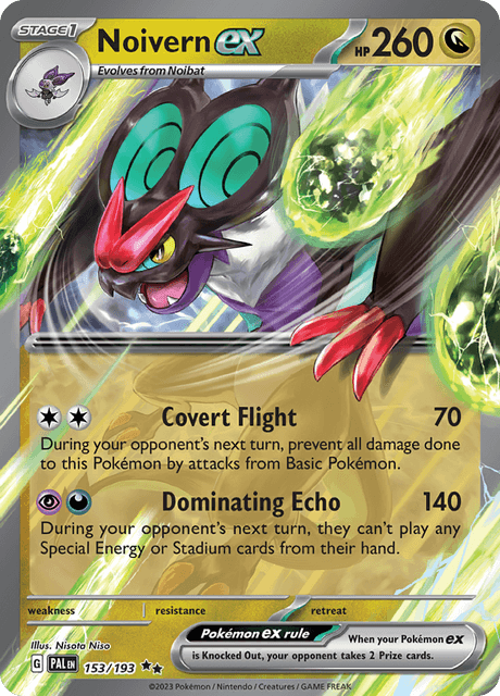 קלף פוקימון בודד single - NOIVERN EX – PALDEA EVOLVED – 153/193