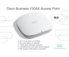 אקסס פוינט תקרתי Cisco Business 150AX Wi-Fi 6 2x2 Access Point 1G