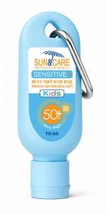 סאן&קאר ק.הגנה לפנים ילדים 30 SPF50 TO-GOמ"ל מארז של 24 יח'