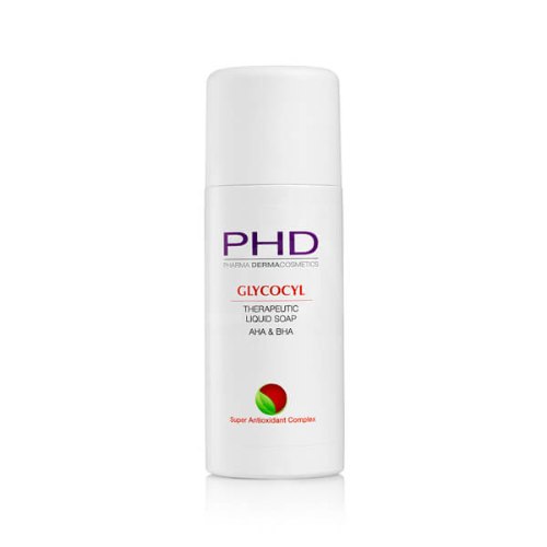 סבון פילינג טיפולי PHD- Glycocyl therapeutic liquid soap AHA&BHA 200ml