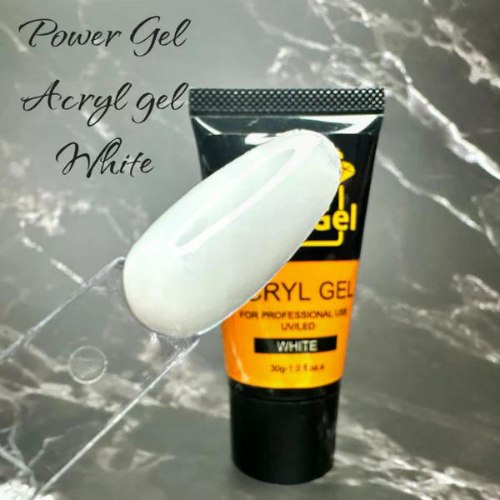 אקריג'ל לבן ACRYGEL WHITE POWER GEL
