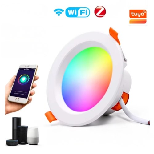 ספוט לד חכם WIFI TUYA שקוע גבס לבית חכם נשלט ע״י אפליקציה