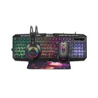 סט גיימינג מקצועי Onikuma TZ3006 עם תאורת RGB ועכבר DPI מתכוונן