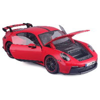 מאיסטו - דגם מכונית פורשה גי טי 3 אדומה - 1:18 Maisto Porsche 911 GT3 Coupe 2023